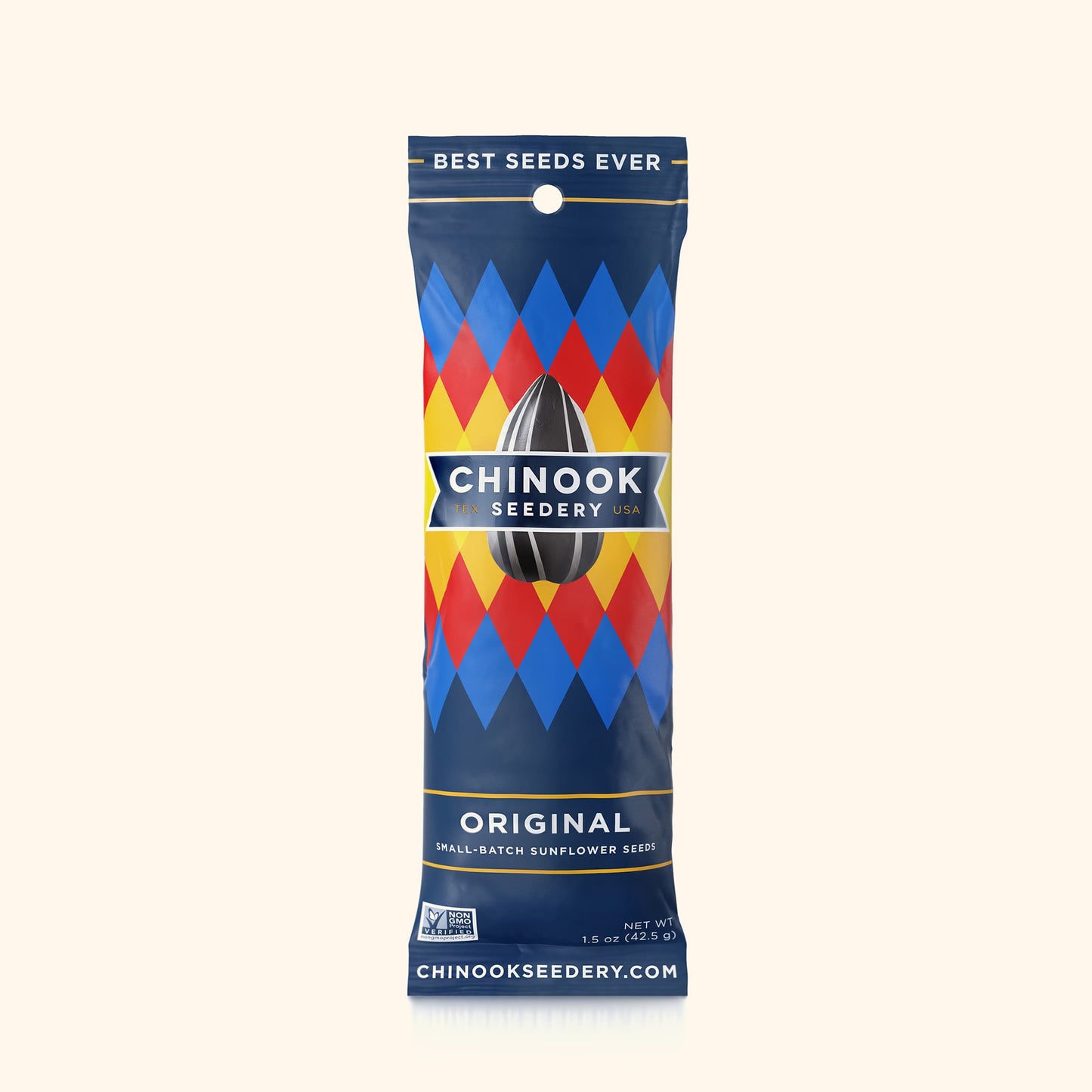 Original 4.7 Ounce Resealable Stand-Up Pouches Chinook Seedery Case of 36 Single Serve