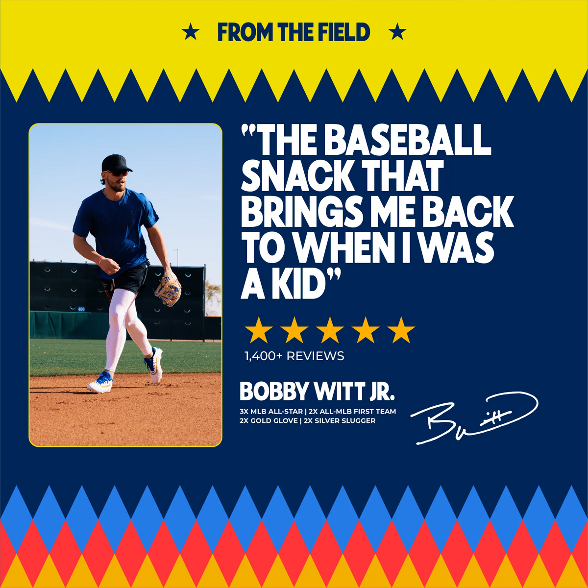 Bobby Witt Jr. quote about Chinook Seedery sunflower seeds