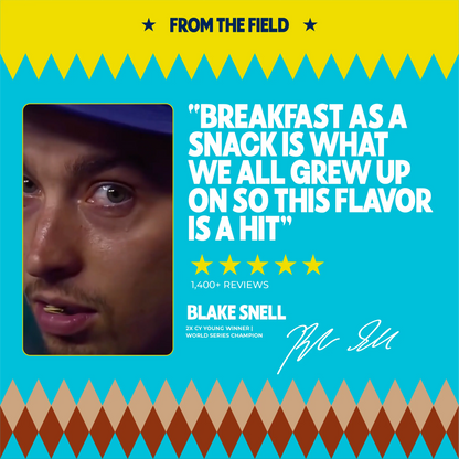 Blake Snell quote about Chinook Seedery Cinnamon Toast sunflower seeds