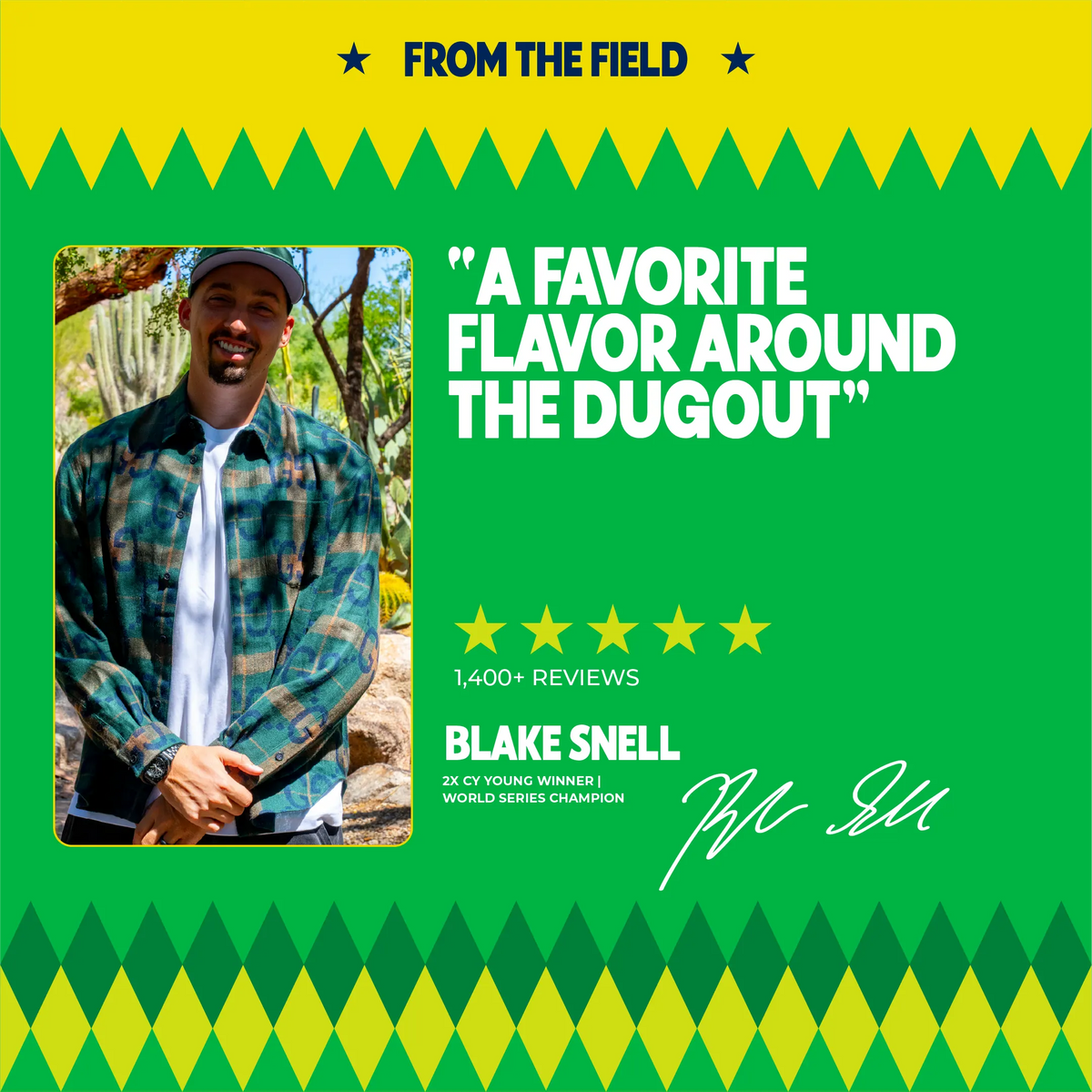 Blake Snell quote about Chinook Seedery Dill Pickle sunflower seeds