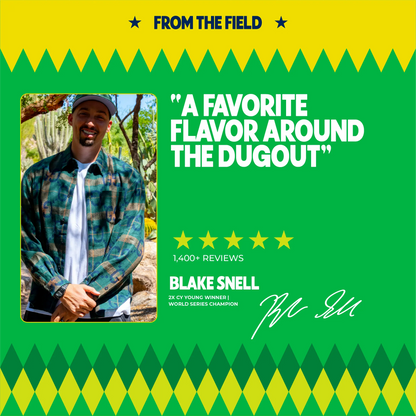 Blake Snell quote about Chinook Seedery Dill Pickle sunflower seeds