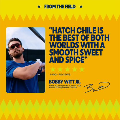 Bobby Witt Jr. quote about Chinook Seedery Hatch Chile sunflower seeds