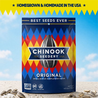 Chinook Seedery Original sunflower seeds 4 oz bag
