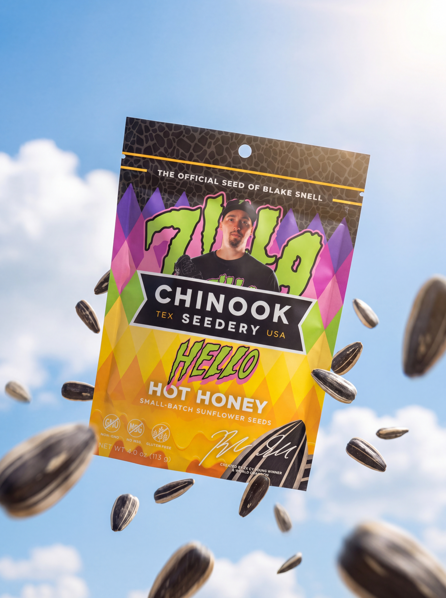 Hello Hot Honey Sunflower Seeds