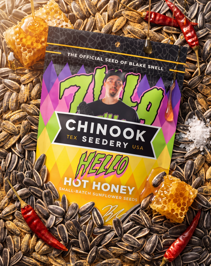 Hello Hot Honey Sunflower Seeds Spicy sweet kick $42.00 CHOOSE YOUR FLAVOR