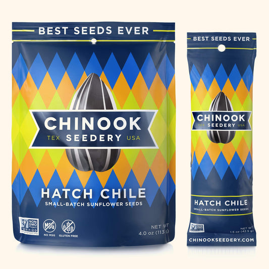 Hatch Chile 4.7 Ounce Resealable Stand-Up Pouches Chinook Seedery 