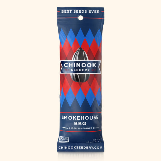 Smokehouse BBQ - Single Serve 1.5 Ounce Trial Size Bag Chinook Seedery 36 count case (you save $6) 
