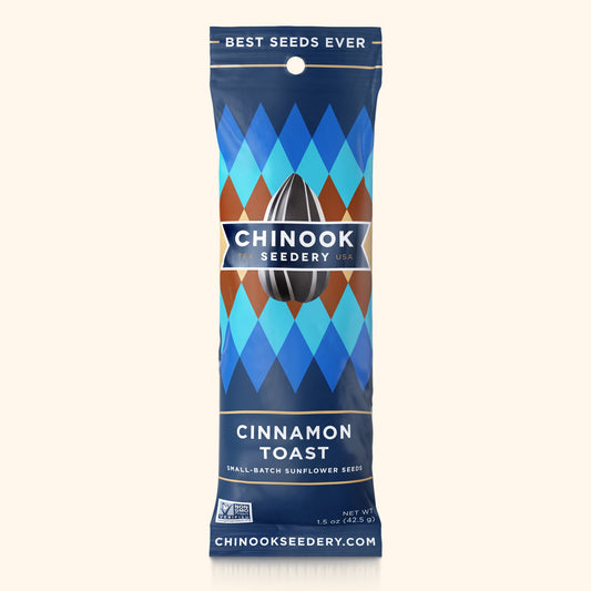 Cinnamon Toast - Single Serve 1.5 Ounce Trial Size Bag Chinook Seedery 36 count case (you save $6) 